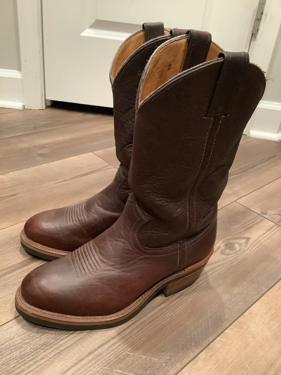 Chippewa Corbel Wellington Cowboy Boots 9.5D Brown Style 20012 Vibram Soles USA. Chippewa cowboy boots style - Gem main image 4