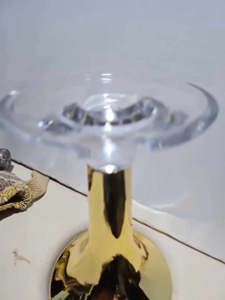 Vintage, Godinger Crystal, Shannon, Classic Candleholder 6” X 4" For 1" Taper - Image 3 of 4