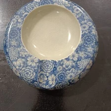 Ru Kiln Flowering Cigar Ashtray Chinese  Ashtray Blue and White Ashtray