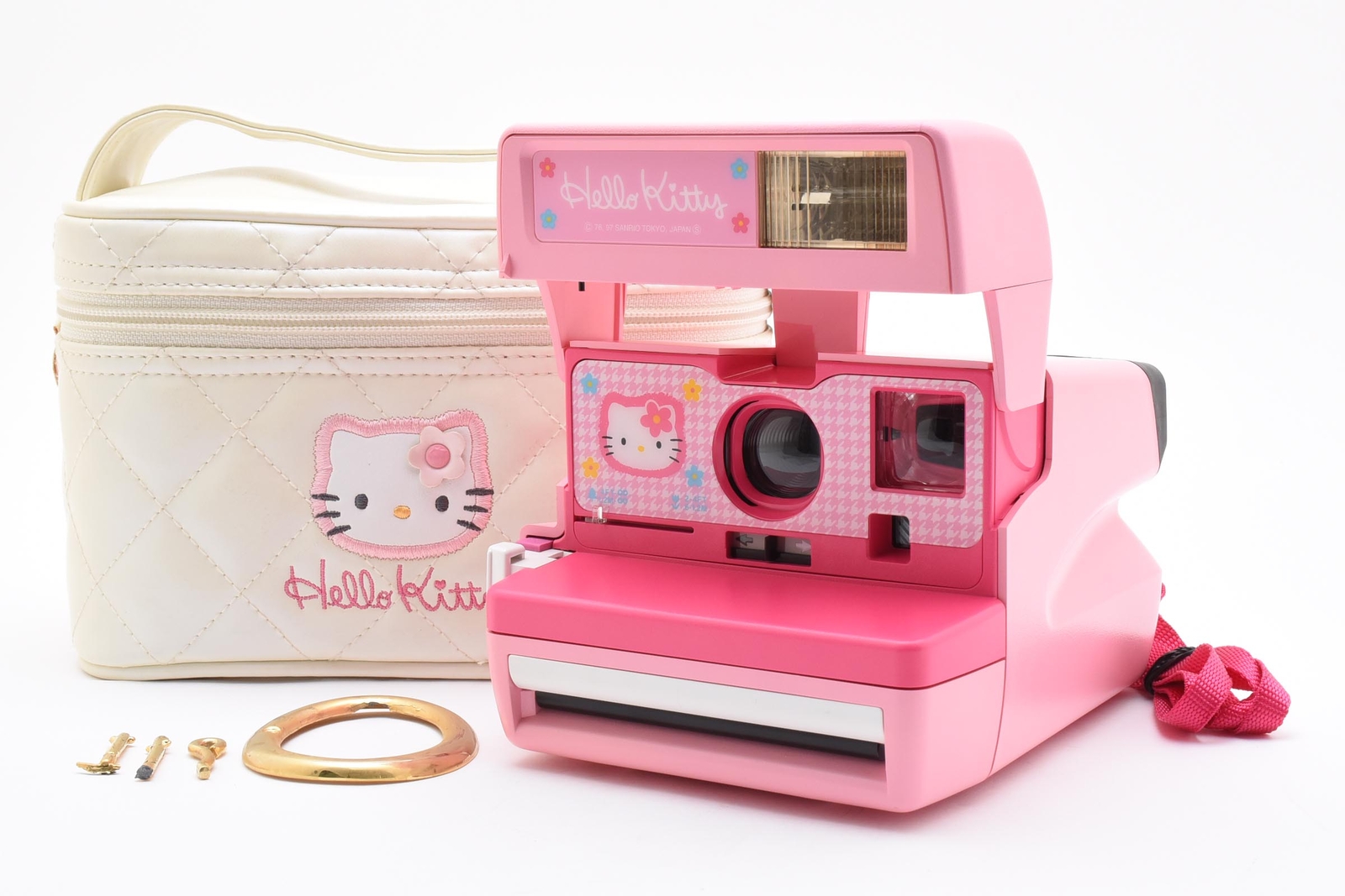 Near MINT Hello Kitty Polaroid 600 Instant Film Camera Limited Sanrio Japan Edition