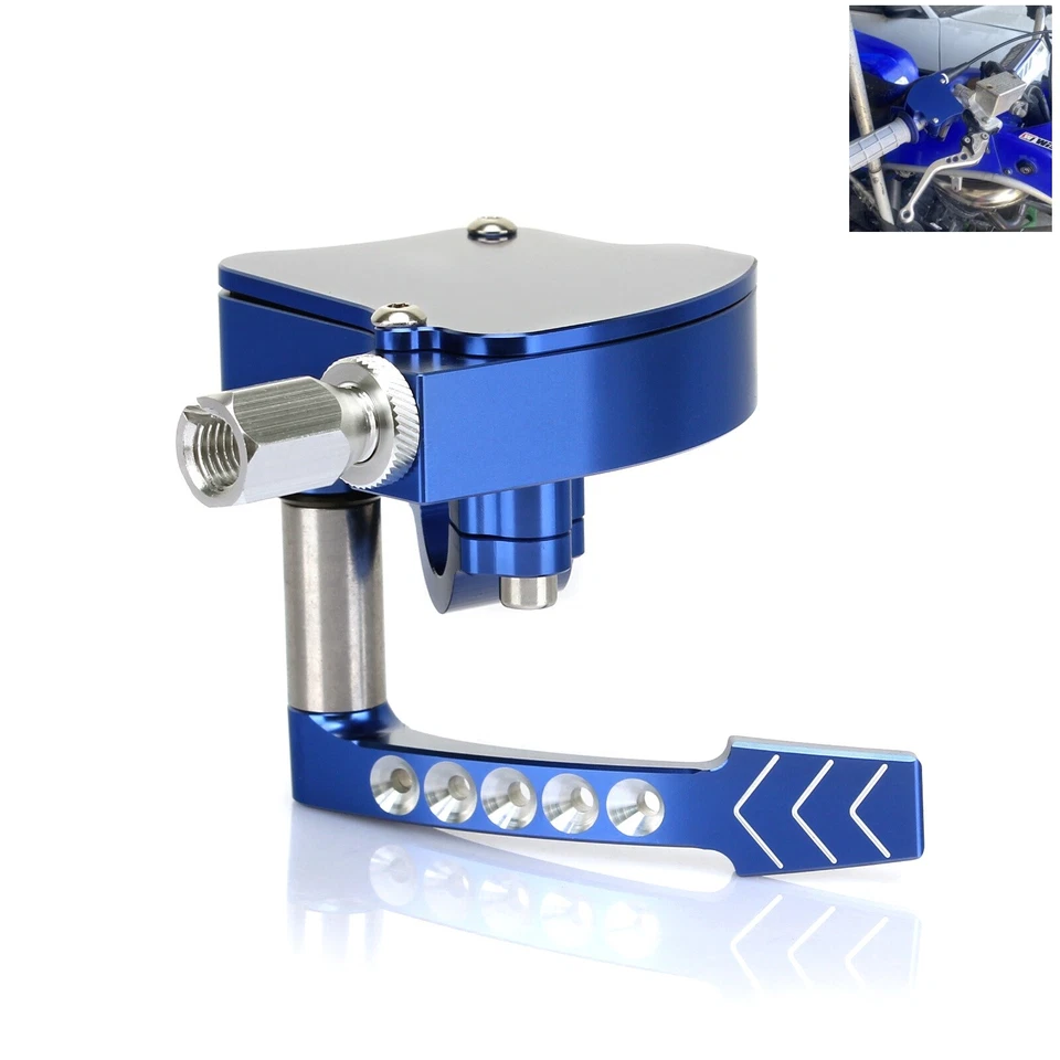Conjunto de acelerador de polegar azul tarugo para Yamaha Raptor 90 125 250 350 660 700 R - Imagem 2 de 4