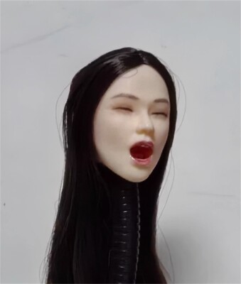 1 /6 Scale Close Eyes Expression Head Sculpture  For 12'' Female TBL Figure toys