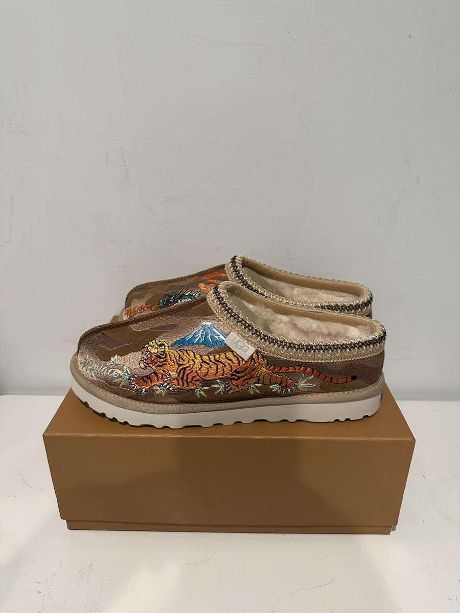 Palace X Ugg Tasman Slipper Chestnut Camo Size 12 — 1172070 CTCM