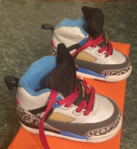Chaussures garçons Nike Air Jordan Spizike taille 4C 'BORDEAUX' 317701-070 neuves sans boîte MJ* - Photo 1/6