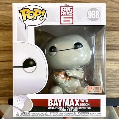 Baymax With Mochi Funko Pop! 988 Big Hero 6 Box Lunch Exclusive