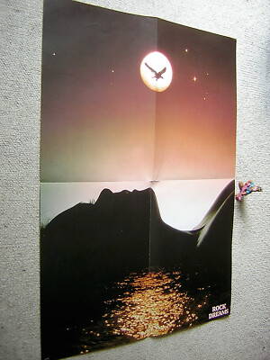 ROCK DREAMS ORIGINAL POSTER A2 42x59 cm GEFALTET / FOLDED, 1970er?