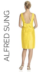alfred sung boatneck sheath dress