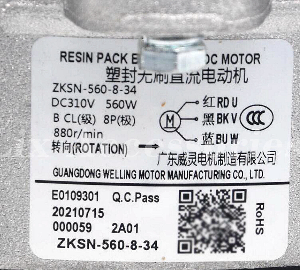 1PC ZKSN-560-8-34 Midea central air conditioner DC motor fan motor