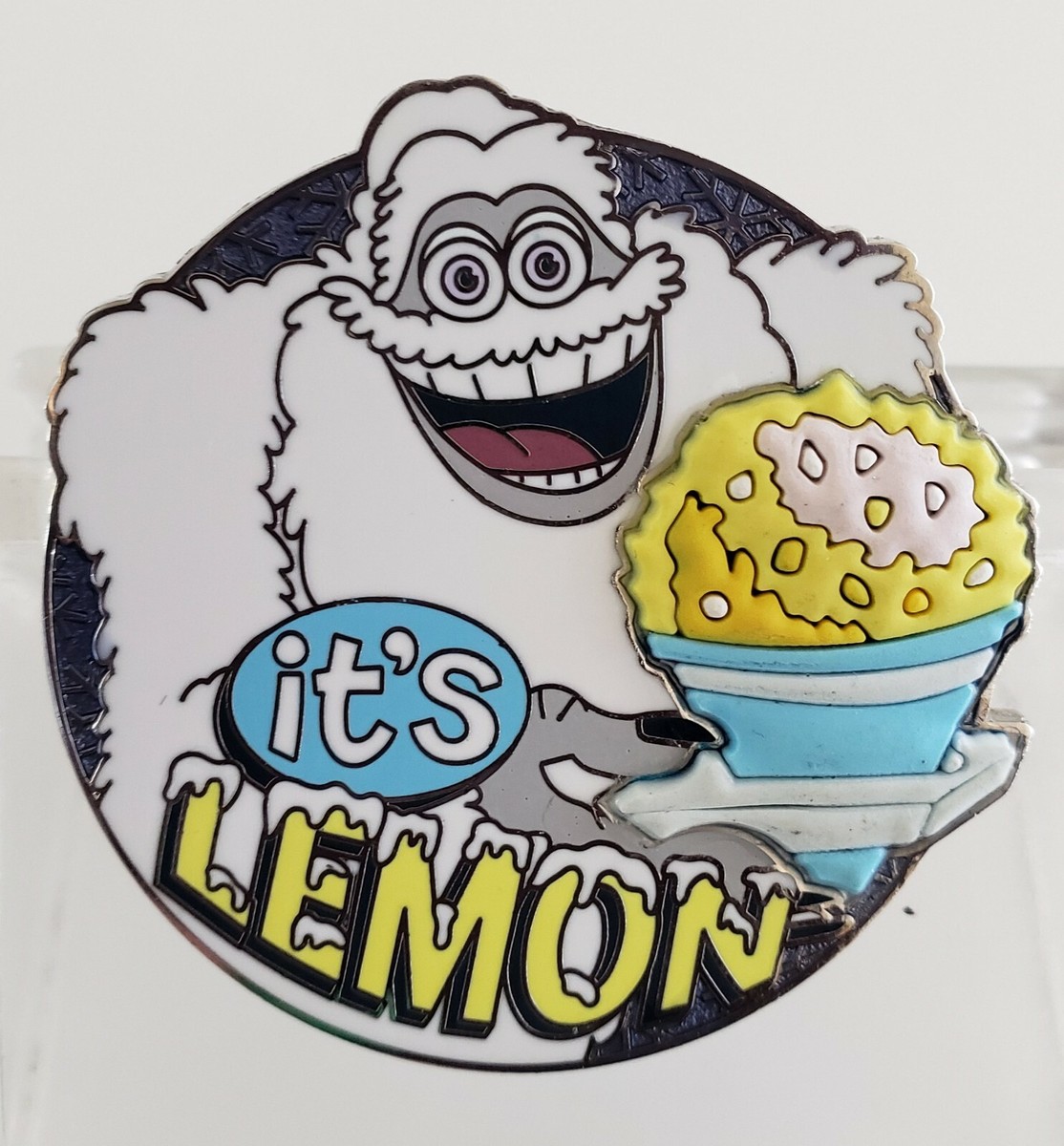 DISNEY SCENTS LEMON SCRATCH & SNIFF ABOMINABLE SNOWMAN POTM LE PIN 