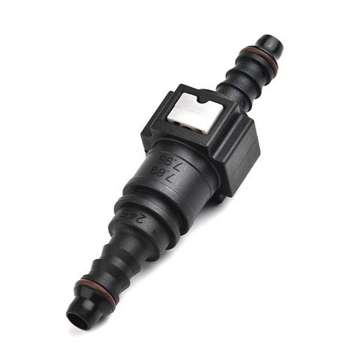 Straight 7.89mm Quick Release Fuel Line Coupler Petrol Hose Pipe Connector  - Picture 2 of 24