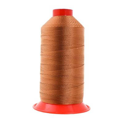 Tex 135 Bonded Nylon Thread for Sewing - 1250 YDs T135 Heavy Duty Bourbon Bro...