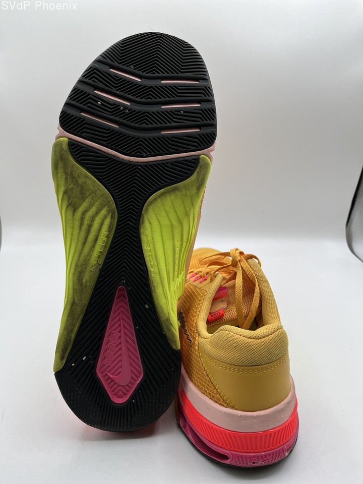 Nike Mens Metcon 7 Yellow Low Top LaceUp Tennis Sneaker Shoes Size 13