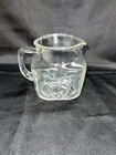 Vintage 1950s Federal Glass Starburst Juice Pitcher With Star-one Quart