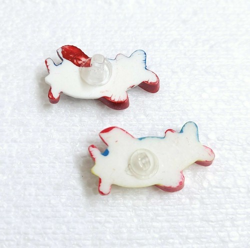 JHB Button Aeroplane Shaped Shank 30mm Plane 2 Colourways Novelty Sewing Crafts - Picture 2 of 20