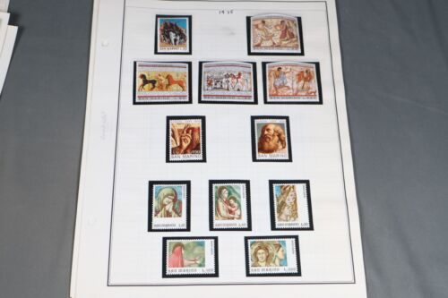 SAN MARINO 1899-1976 ALL MINT STAMP COLLECTION OF 399 ON ALBUM PAGES - Picture 20 of 22