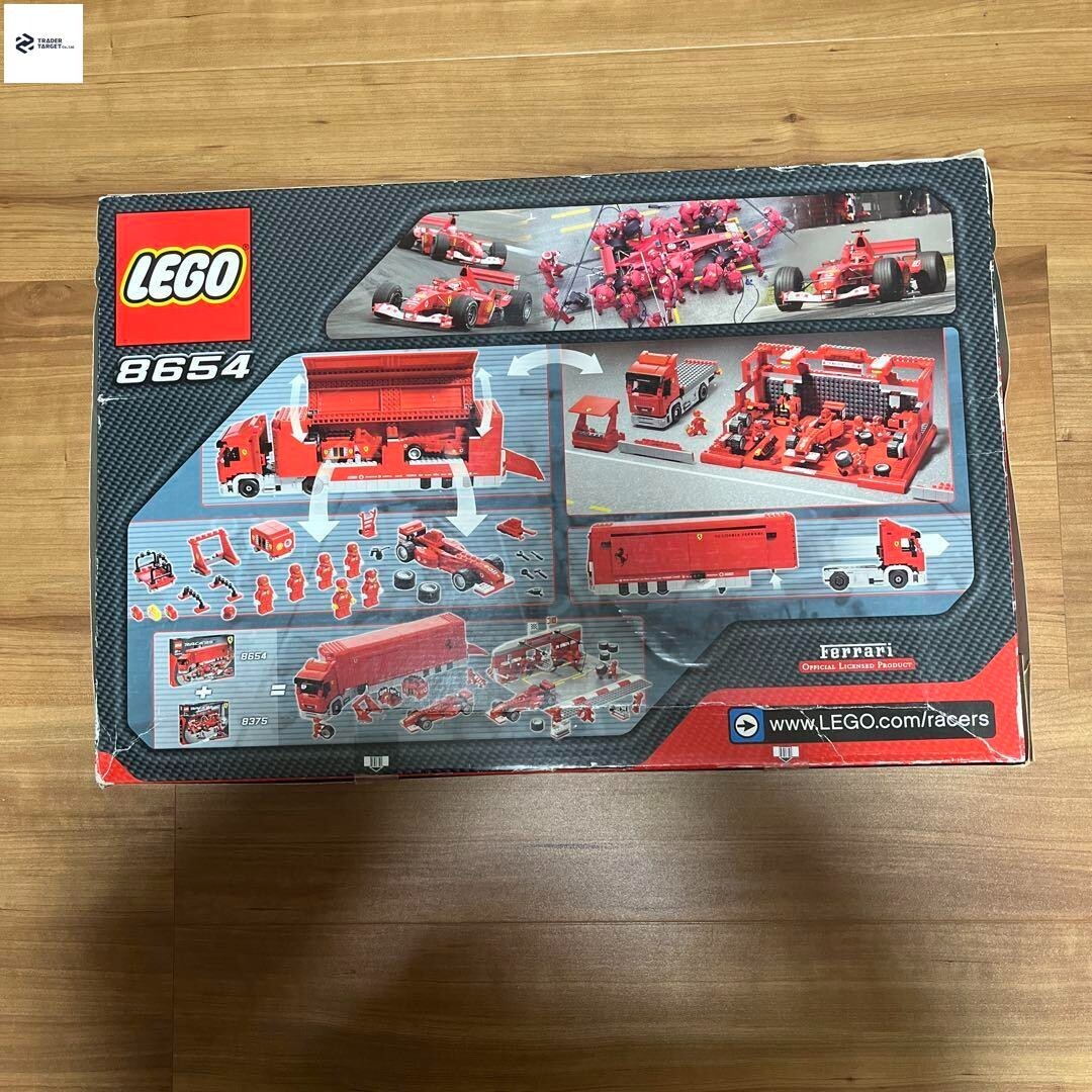 LEGO Racers Scuderia Ferrari Truck 8654 In 2005 New Retired LEGO Racers Scuderia Ferrari Truck 8654 In 2005 New Retired