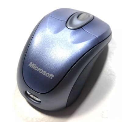 MICROSOFT Wireless Optical Mouse 3000 MSK-1056 w/ Receiver 1051 2.0 Blue