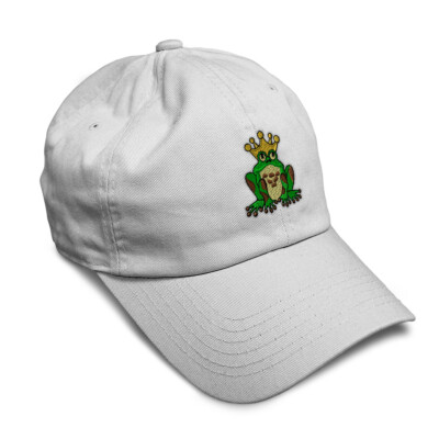 Soft Women Baseball Cap Frog Prince 