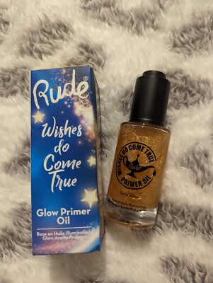 RUDE Cosmetics Wishes Do Come True  Glow light Primer Oil 1.01 fl oz new in box 