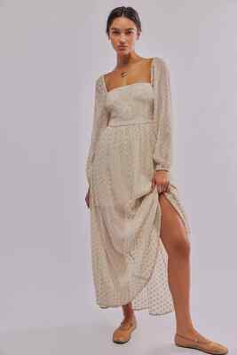 chinese dress ladies Malina Print Bambi Maxi – Lilac and Mila main image 1