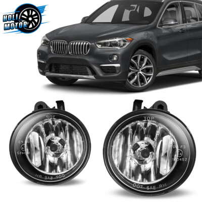 Fog Light For 2016-2019 BMW X1/2018-2021 BMW X2 Bumper Lamps Glass Clear Lens
