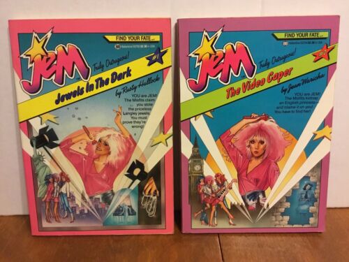 Jem Truly Outrageous! Jewels In The Dark #1, Video Caper #2 Find Your Fate CYOA
