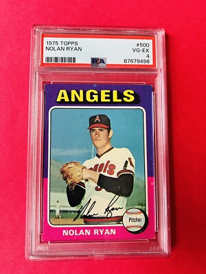 1975 Topps NOLAN RYAN PSA 8 ビンテージ エンゼルス