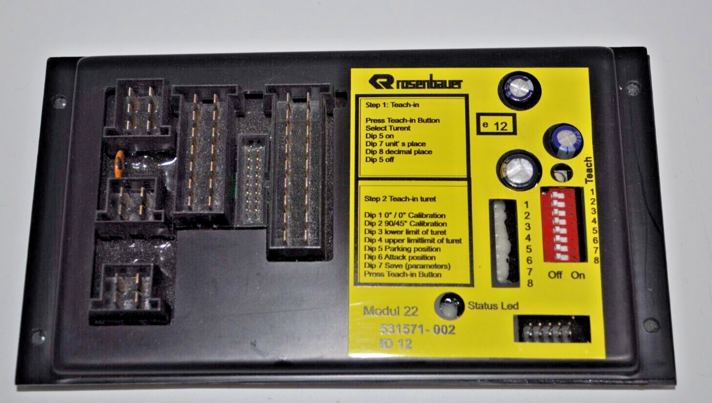 NEW OEM Rosenbauer Fire Truck Turret Joystick Control Unit Module 22 531571-002