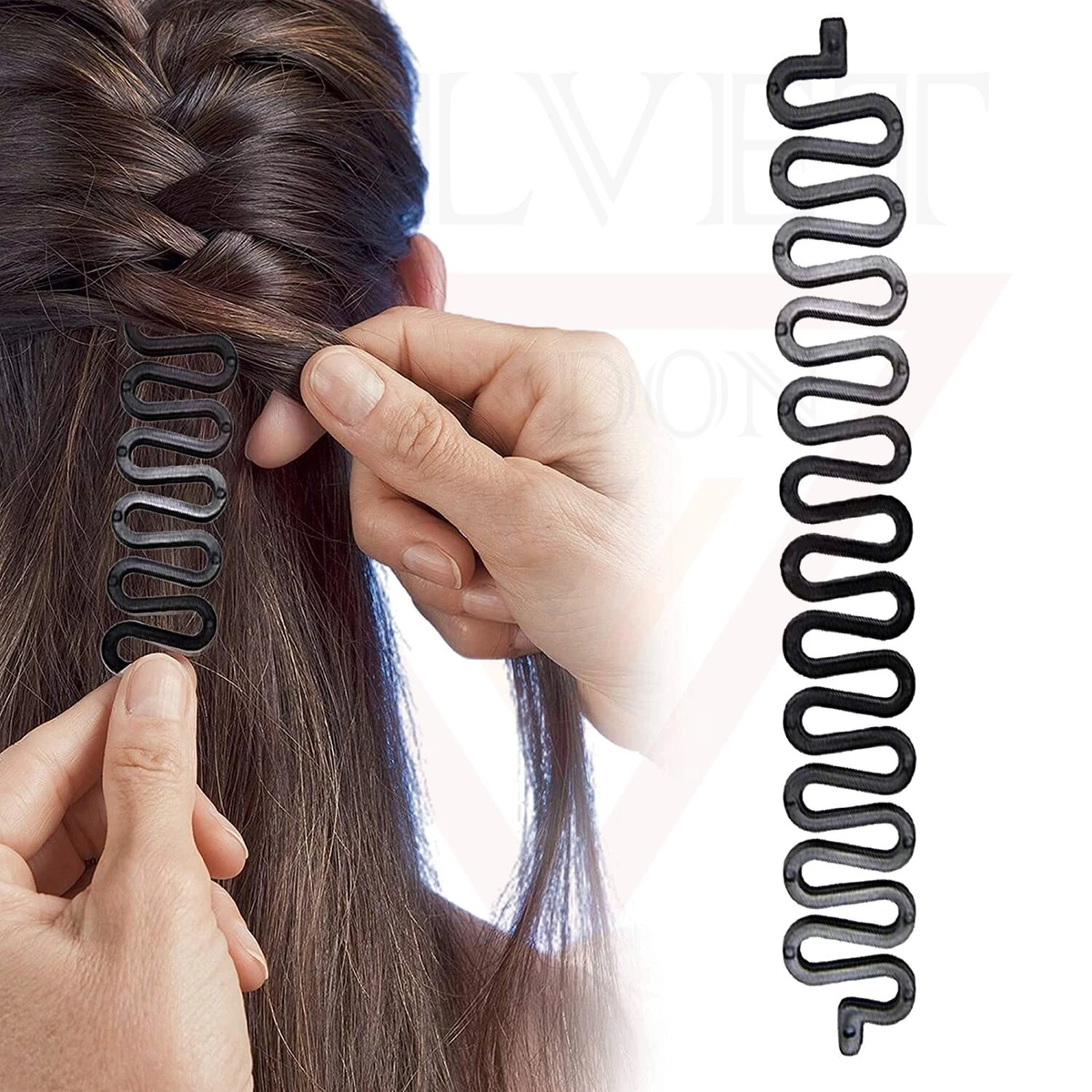 Magic Hair Braiding Bun Maker French Hair Braiding Tool Roller Hook Hair  Clip