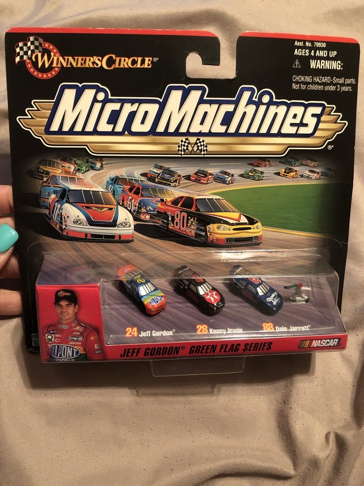 NASCAR Micro Machines Gordon Irwin Jarrett Winners Circle Green Flag Series, NIP