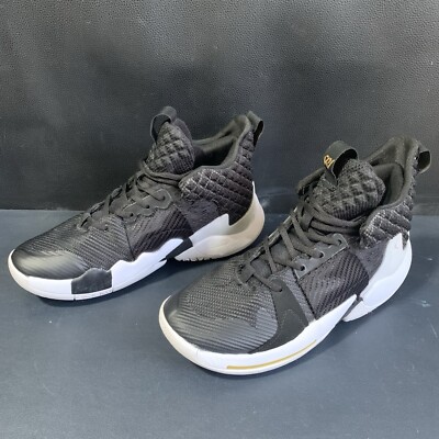 Nike Basketball Shoes BV6352-001 Black Size 10 Sneakers, Jordan Brand, Westbrook