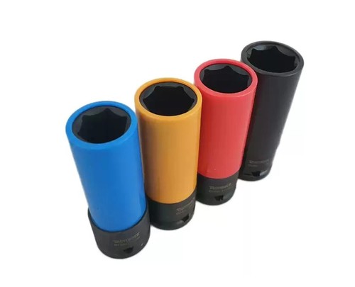 9pc 1/2" Dr. Deep Wheel Nut Socket Set for Tesla Mercedes-Benz Hyundai Toyota VA - Picture 3 of 8