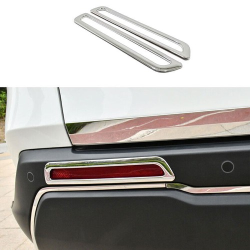 For Honda CRV CR-V 2023-25 ABS Chrome Rear Bumper Fog Light Eyelid Molding Trim - Picture 1 of 12