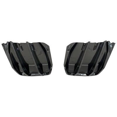 TÜV - HECKDIFFUSOR MIT FLOSSEN - GLÄNZEND SCHWARZ // CORVETTE 2014-2019 C7