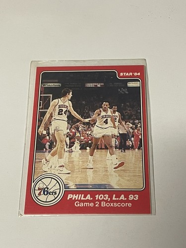 1984 Star Philadelphia 76ers #12 Game 2 **020114 - 第 1/2 張圖片
