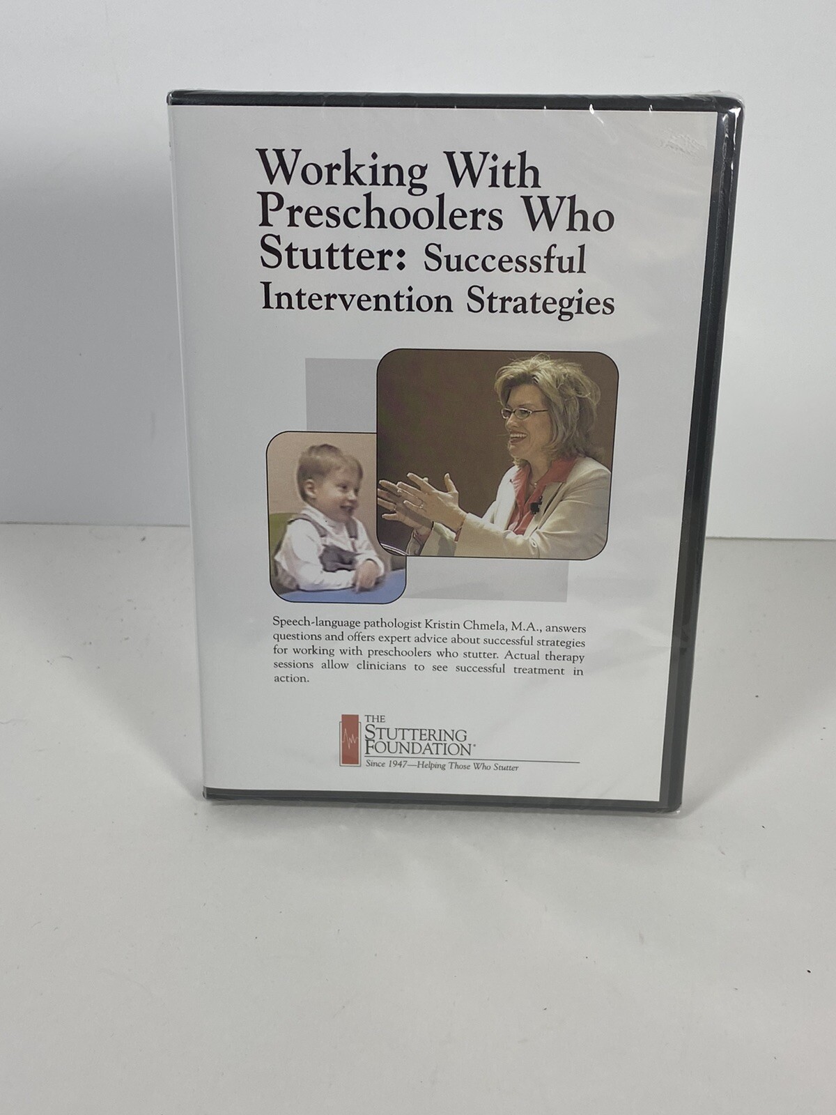 Working With Preschoolers Who Stutter Stuttering Foundation DVD New