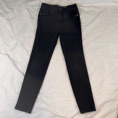 lot of 2 Cat and Jack high-rise skinny ultimate stretch girls Size 14 blk jeans - Picture 6 of 9