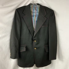 NFL Curlee Newman's Blazer Men Large Black Single Breasted 2-Button
