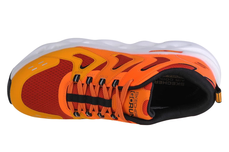 sneakers Hombres, Skechers GO Run Swirl Tech-Surge, naranja - Imagen 3 de 4