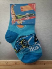 Hot Wheels Boys pair Socks sz 4 - 5.5 shoes 1 -5 new