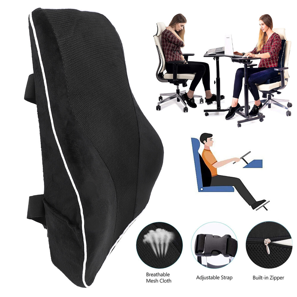 Zuhause Rückenkissen, Memory Foam Lendenkissen Orthopädisch für Bürostuhl & Auto