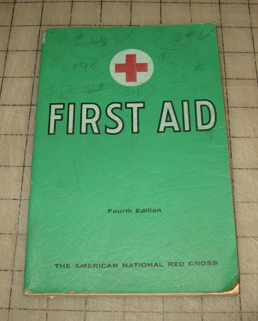 1957 (4th Edition) AMERICAN RED CROSS FIRST AID MANUAL Booklet eBay