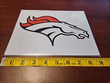 Denver Broncos Big 9" Logo Car Magnet FREE Shipping