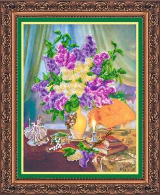 Bead embroidery kit Etude needlework kit Art canvas beadwork pattern