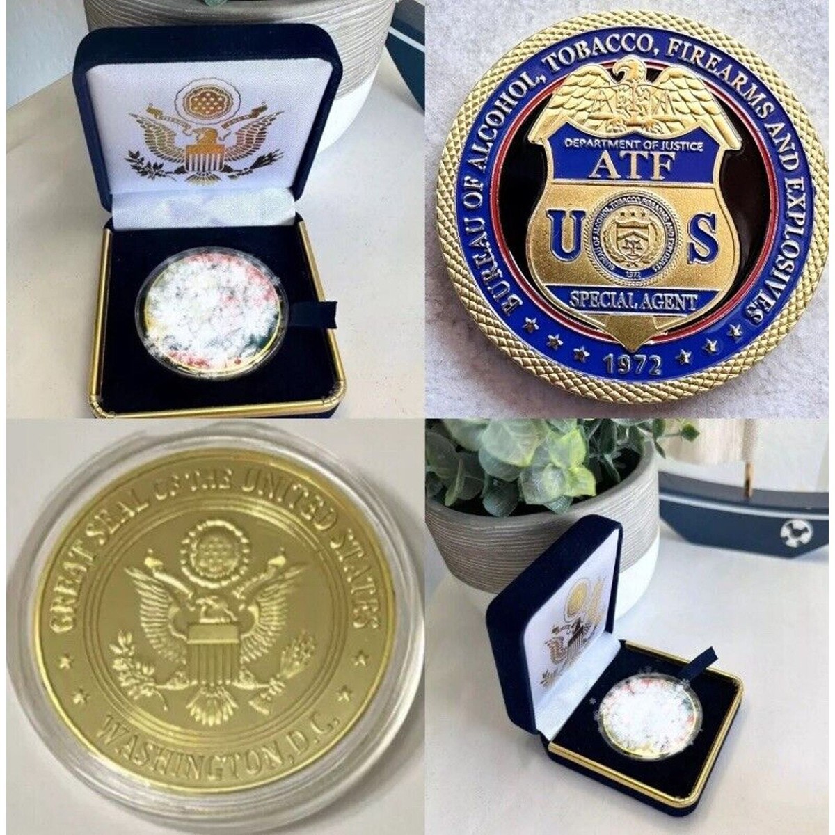 ATF SPECIAL AGENT セカンドバッジ ATF SPECIAL AGENT セカンドバッジ ATF SPECIAL AGENT BADGE PATCH