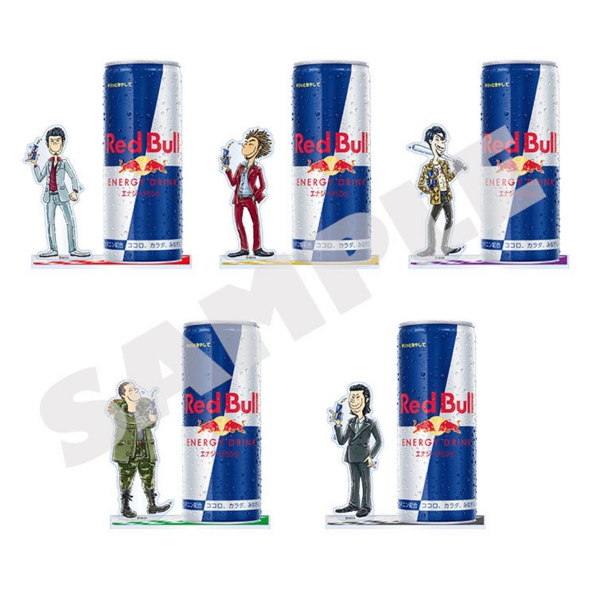 きらめくRed Bull Ryu ga Gotoku Collaboration with Red Bull Acrylic Stand Goro