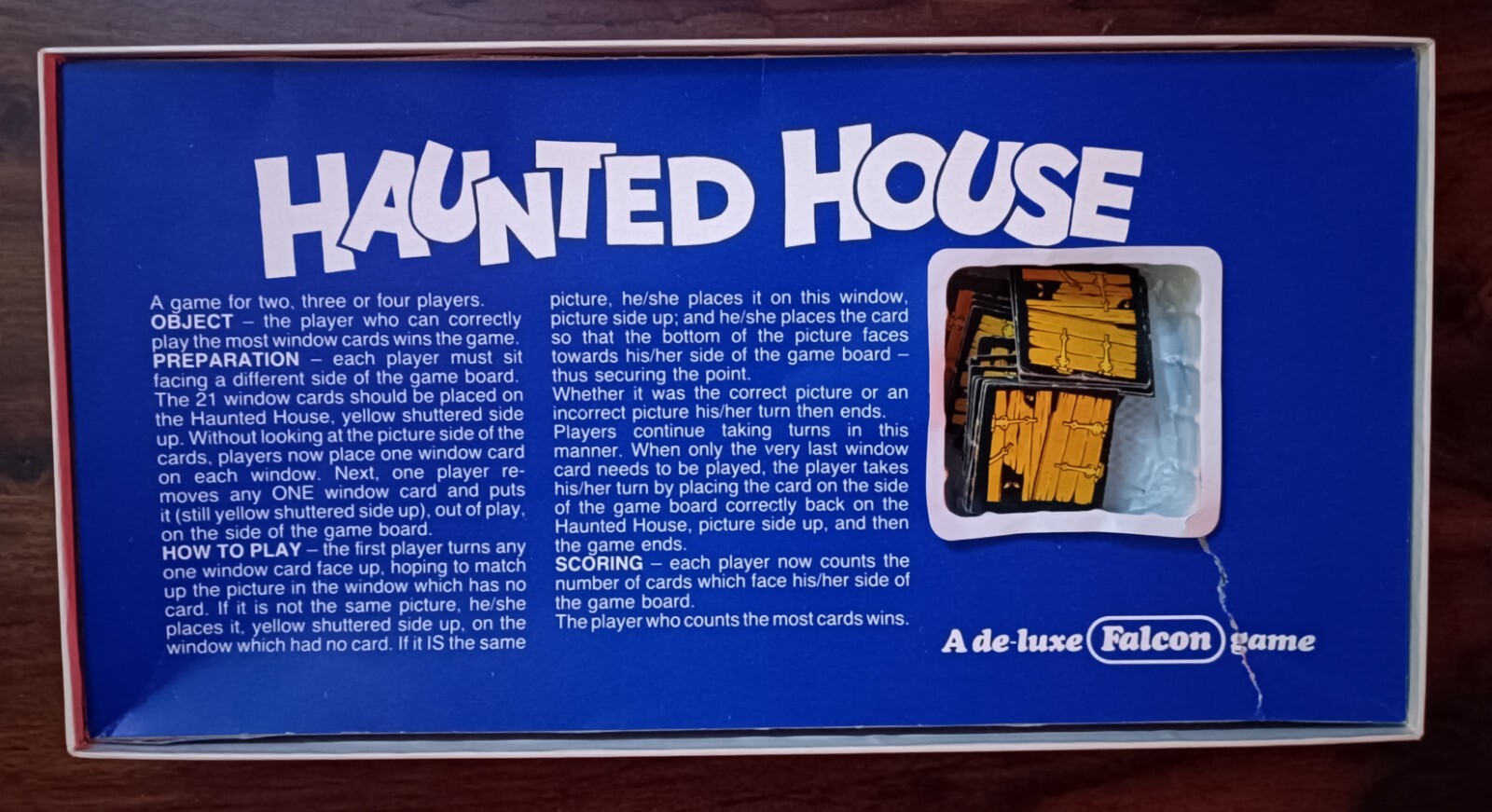 Vintage 1980s Haunted House Board Game by Falcon. 100% Complete. Free ...
