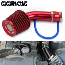 3" Car Cold Air Intake Filter Induction Kit Pipe Power Flow Hose System 76mm