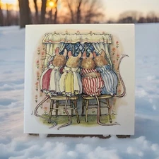 Premium Christmas Greeting Card - Brambly Hedge Series- Seasons Greetings