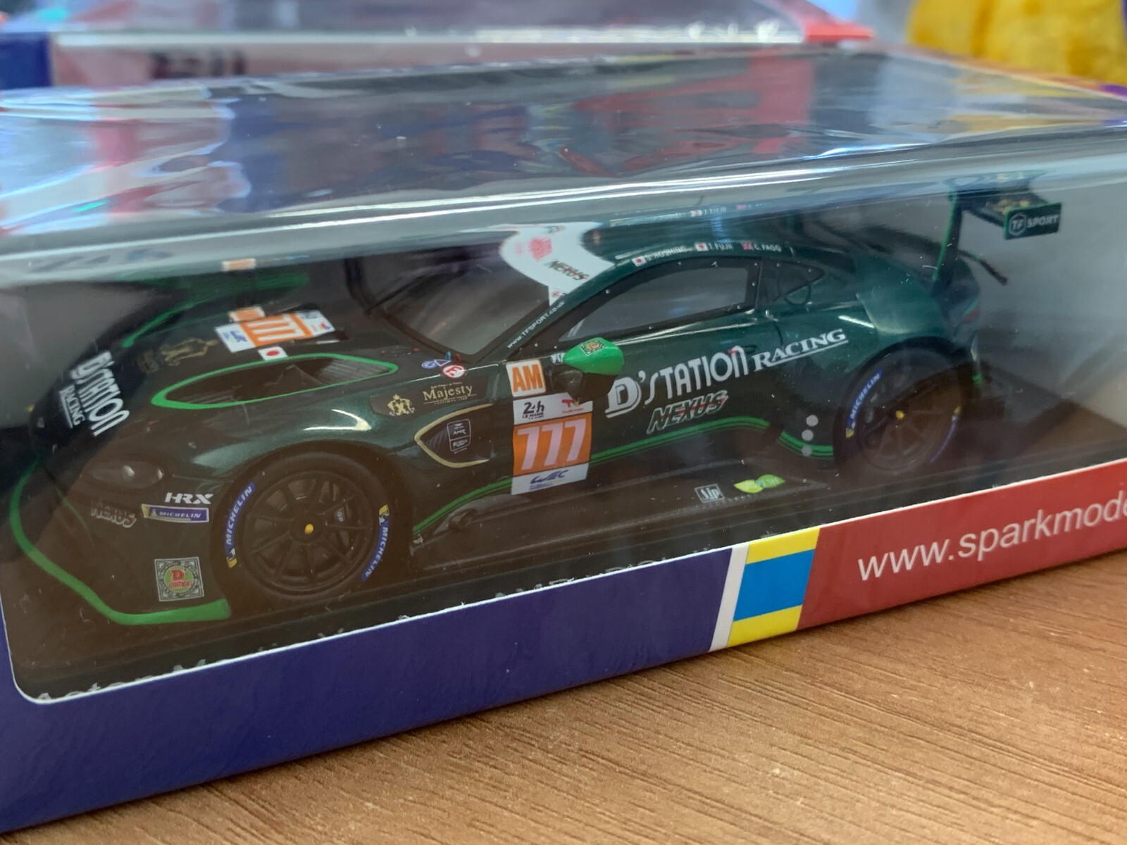 Aston Martin Vantage Spark S8657 miniature 1/43 le Mans 2022 réplique exacte